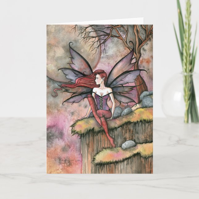 Liebliche Fairy Grußkarte ~ Leere Karte (Vorderseite)