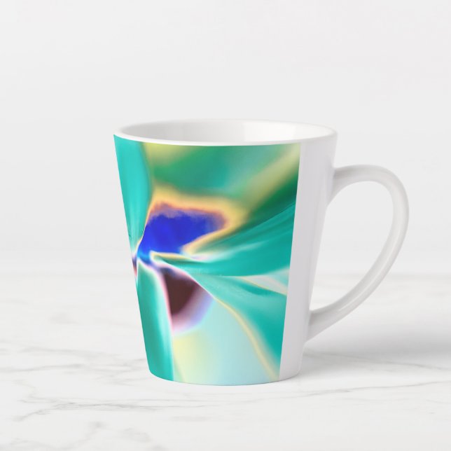 Liebliche Farben drucken Kleine Latte-Tasse Milchtasse (Rechts)