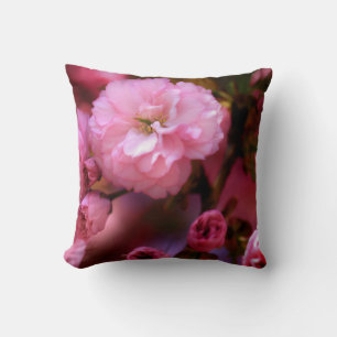 Liebliche Frühlingserreger Rosa Kirschblüten Kissen