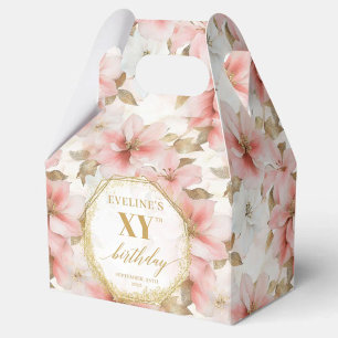 Liebliche hellrosa Aquarellfarben Geburtstags-Lieb Geschenkschachtel