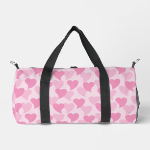 Liebliche Herzen Nahtloses Muster Duffle Bag