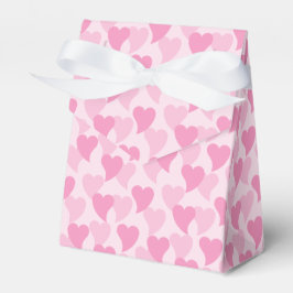 Liebliche Herzen Nahtloses Muster Geschenkschachtel