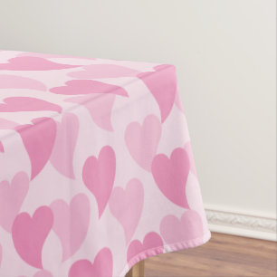 Liebliche Herzen Nahtloses Muster Tischdecke