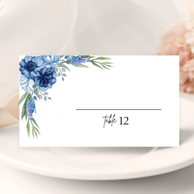 Liebliche Hochzeitshochzeit in Dusty Blue Floral P (Von Creator hochgeladen)