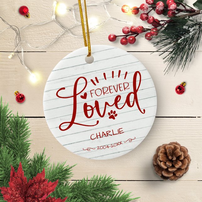 Liebliche Hundekatze oder Hundekuchen-Gedenkstätte Keramik Ornament (Von Creator hochgeladen)