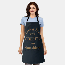 Liebliche Kaffeekochen Schürze