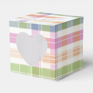 Liebliche Karierte Herz Gast Gefallen Box Geschenkschachtel