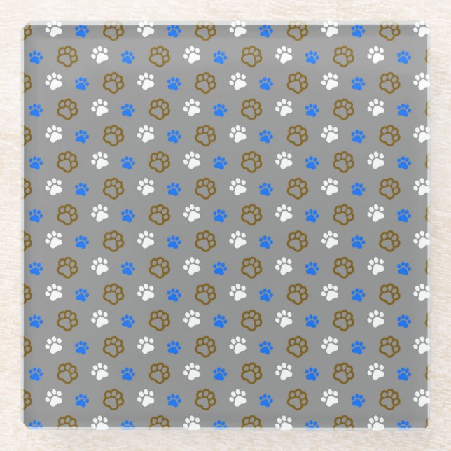 Liebliche Katze Glasuntersetzer (Vorderseite)