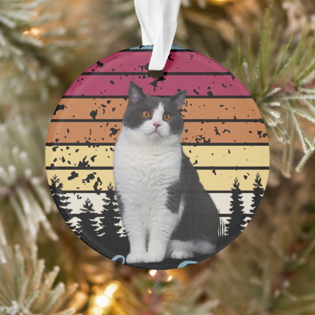 Liebliche Katze Ornament (Baum)