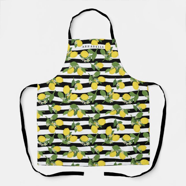 Liebliche Lemons personalisieren Schürze (Vorderseite)