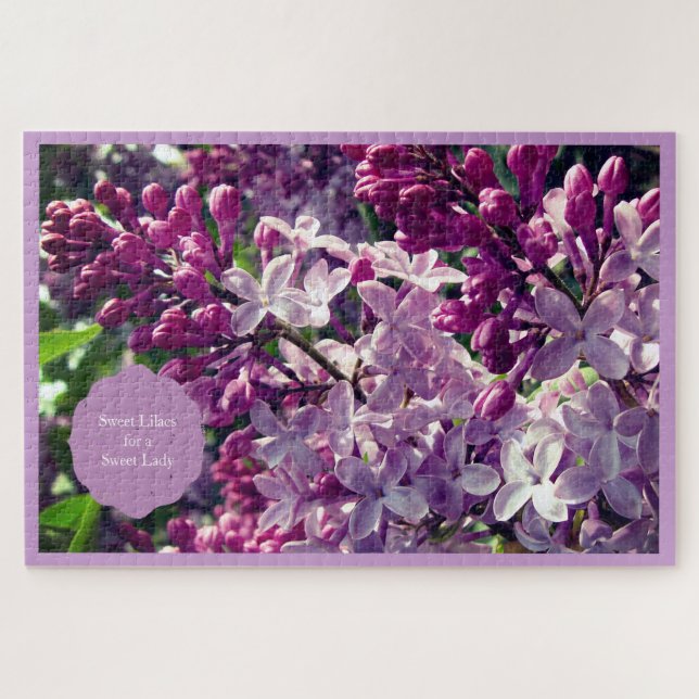 Liebliche Lilacs für eine süße Lady (Horizontal)