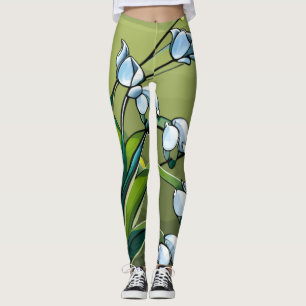 Liebliche Lily: zarter Tanz in springtime Serenity Leggings
