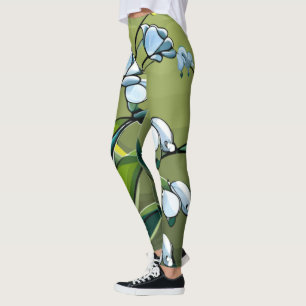 Liebliche Lily: zarter Tanz in springtime Serenity Leggings