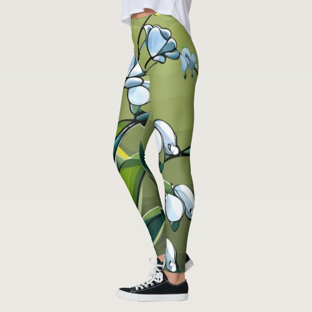 Liebliche Lily: zarter Tanz in springtime Serenity Leggings (Links)