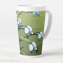 Liebliche Lily: zarter Tanz in springtime Serenity Milchtasse