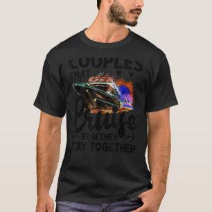 Liebliche Paare, die gemeinsam Kreuzfahrten, Bleib T-Shirt