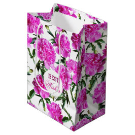 Liebliche Peonies. Mittlere Geschenktüte