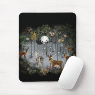Liebliche Reindeer At Night Mousepad