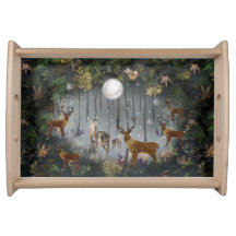 Liebliche Reindeer At Night