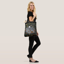 Liebliche Reindeer At Night Tasche