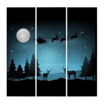 Liebliche Reindeer At Night