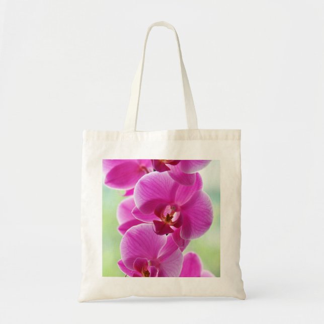 Liebliche rosa Orchids Tragetasche (Vorne)