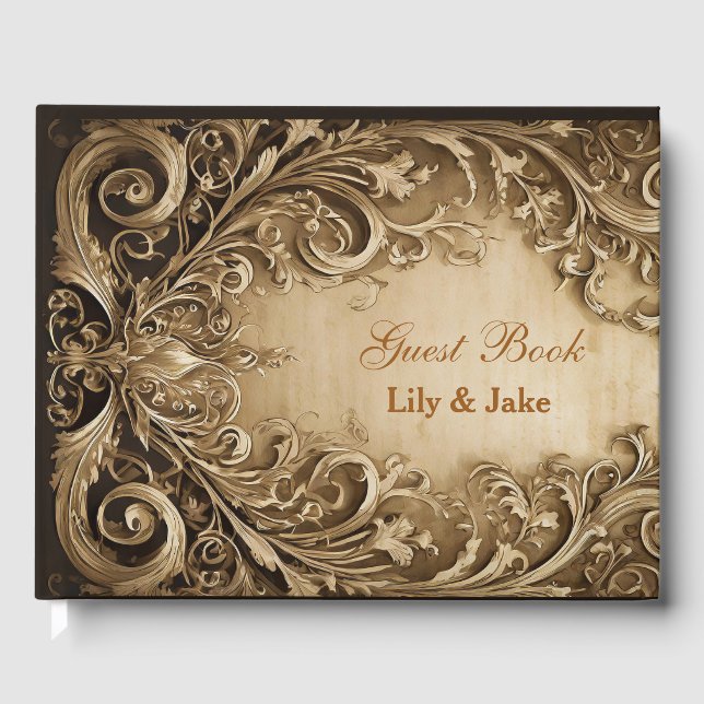 Liebliche Rose Gästebuch (Vorderseite)