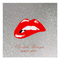 Liebliche rote Lippen, Maskenbildner