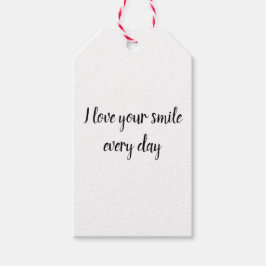 Liebliche Tags Geschenkanhänger