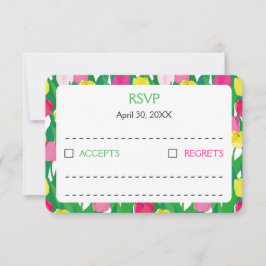 Liebliche Tulpen. RSVP Karte