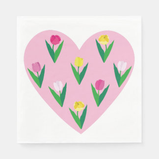 Liebliche Tulpen. Serviette