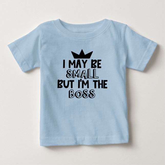 Lieblicher Baby Boss Worldart Baby T-shirt (Vorderseite)