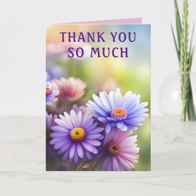 Lieblicher Blumenkohl Dankeschön Card Karte (Vorderseite)