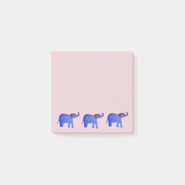 Lieblicher Elefant Zeichne Post-it-Notizen Post-it Klebezettel (Vorderseite)