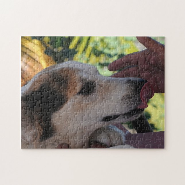 Lieblicher Hund - Spiel mit ihrem eigenen Foto Puz (Horizontal)