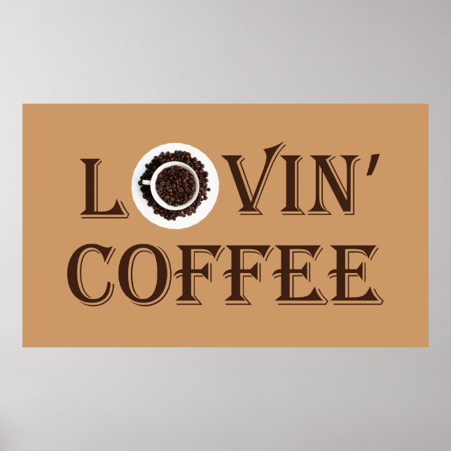 Lieblicher Kaffee Poster (Vorne)