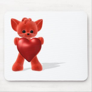 Lieblicher kleiner Fuchs Mousepad