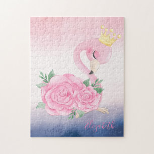 Lieblicher Ombre Farbiger Süßer Flamingo