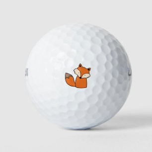 Lieblicher roter Fuchs Golfball