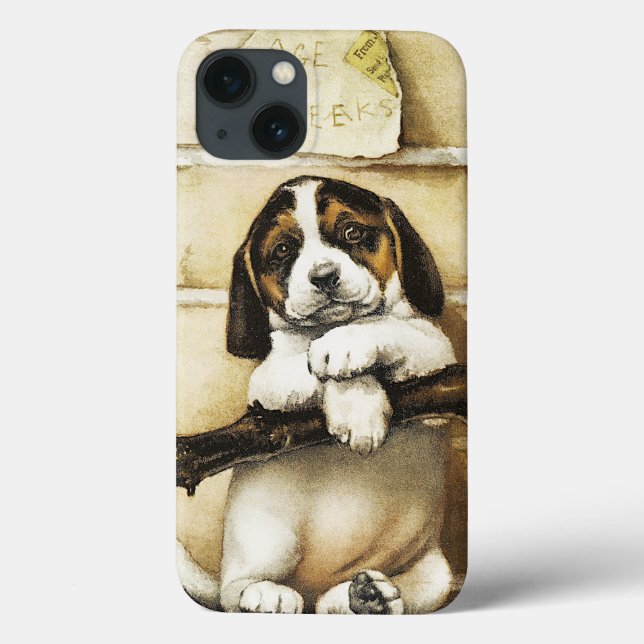 Lieblicher Welpe Case-Mate iPhone Hülle (Rückseite)