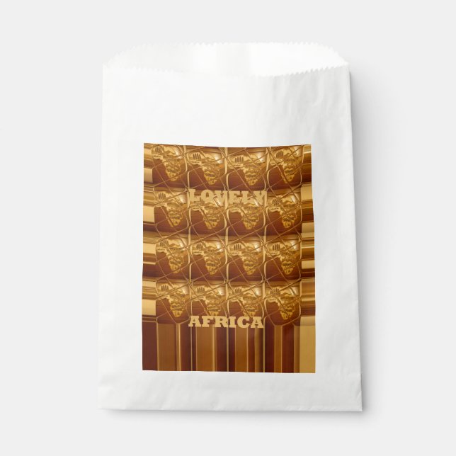 Liebliches Afrika Geschenktütchen (Vorderseite)