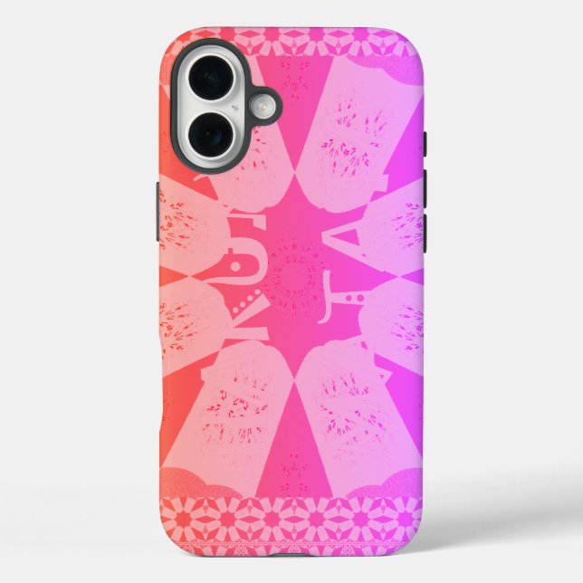 Liebliches Baby Pink iPhone 16 Plus Hülle (Rückseite)