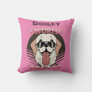Liebling, lustiger niedlicher Hund, Mama/Papa Kissen