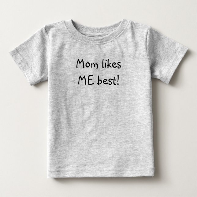 Liebling Mutter Baby T-shirt (Vorderseite)