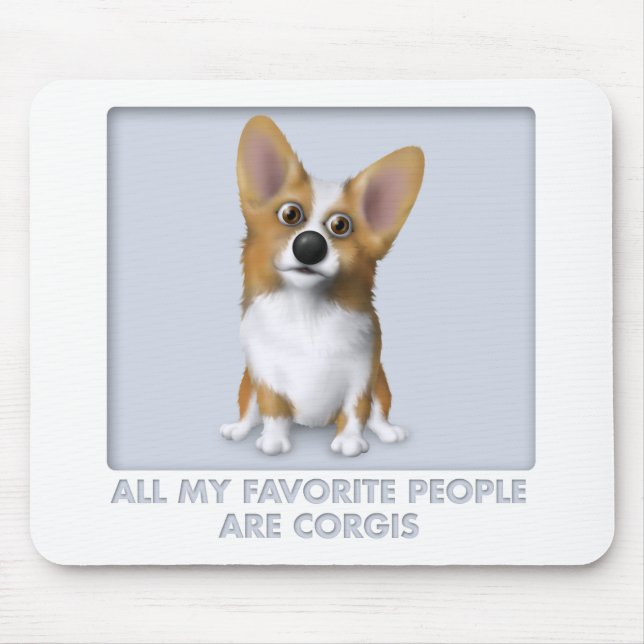 Liebling Walisercorgi-1 Mousepad (Vorne)