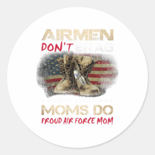 Lieblings-Airman nennt mich Mama-Proud-Luftwaffeng Runder Aufkleber
