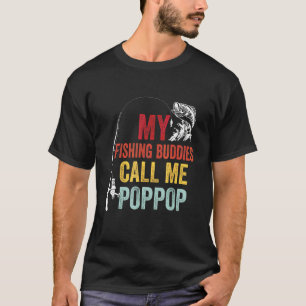Lieblings-Angelfreunde nennen Poppop Angler dick T-Shirt