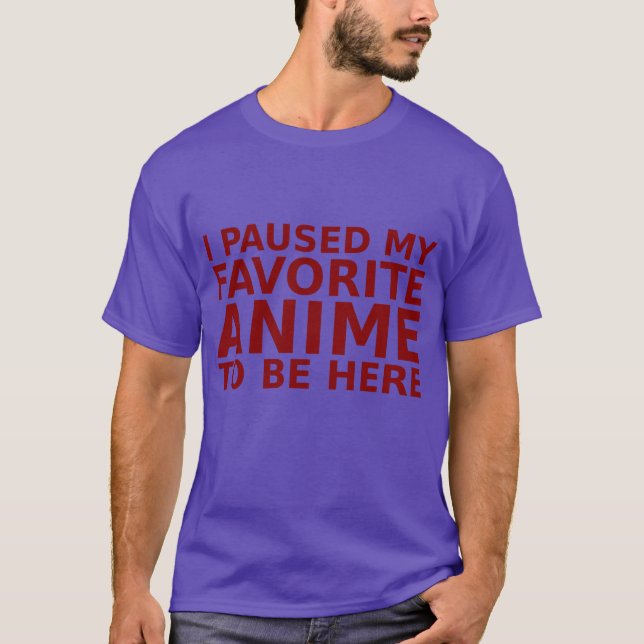 Lieblings-Anime-Junge T-Shirt (Vorderseite)
