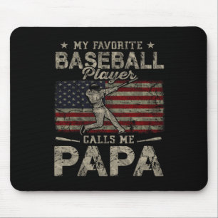 Lieblings-Baseballspieler nennt mich Papa, Vaterta Mousepad