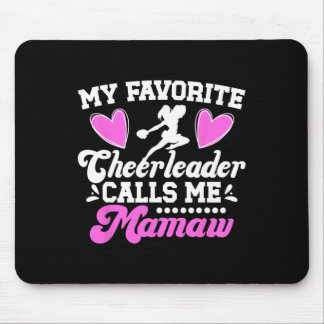 Lieblings-Cheerleaderin nennt mich Mamaw Cheer Mam Mousepad
